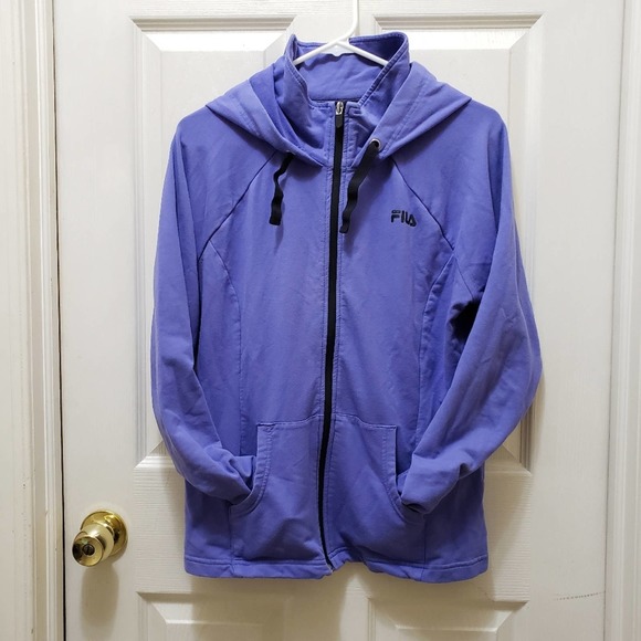 fila hoodie purple